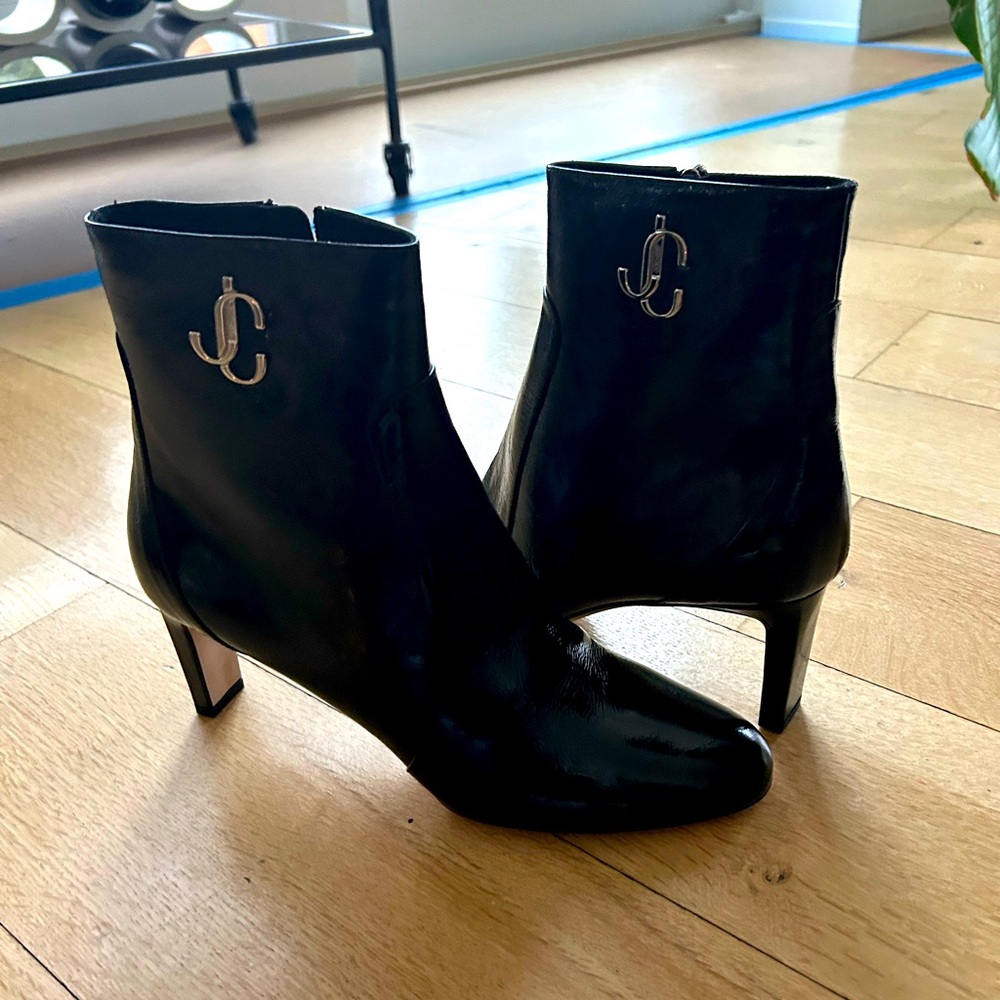 Jimmy Choo Black Ankle Boots, NWOT